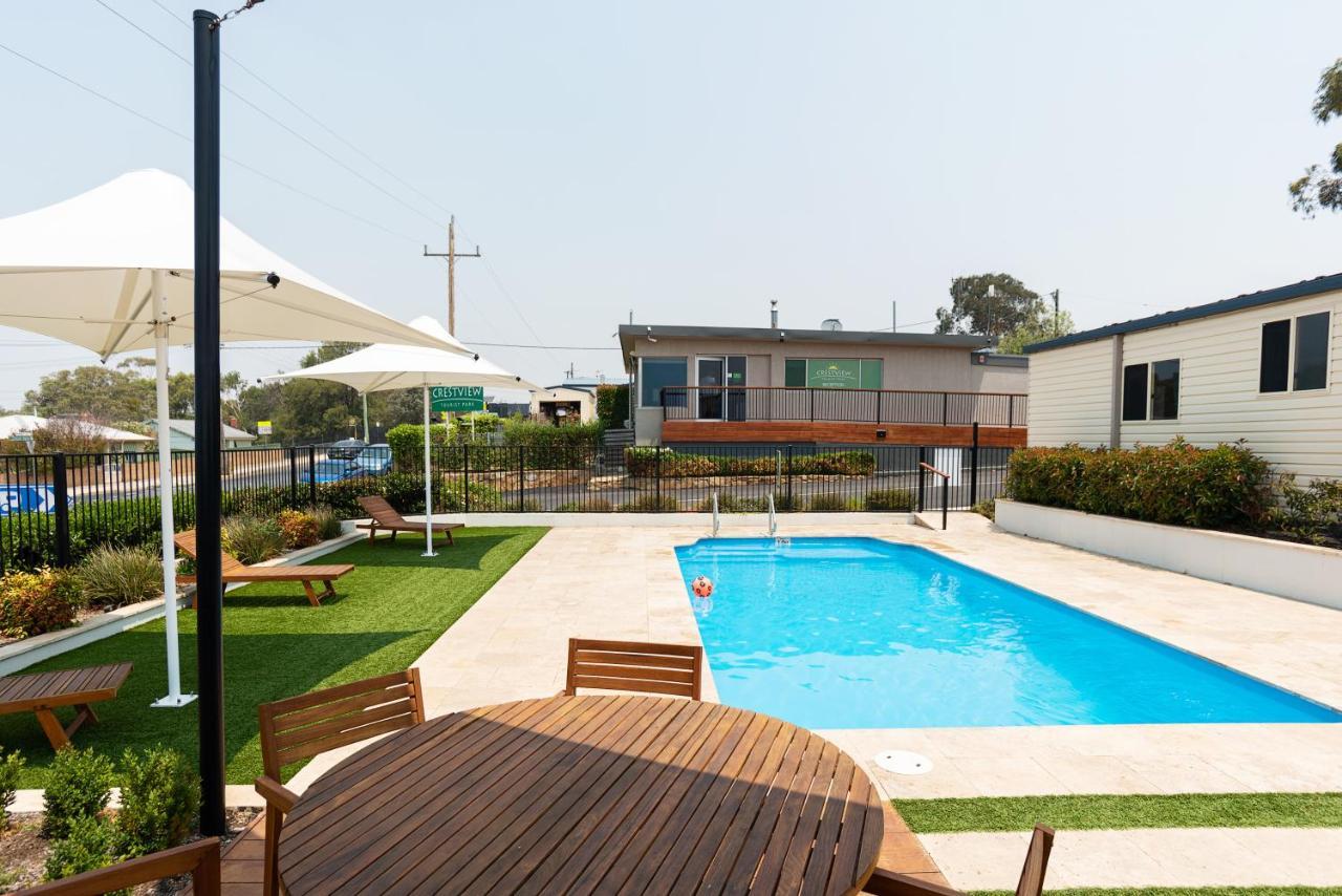 Hotel Crestview Tourist Park Queanbeyan Exterior foto